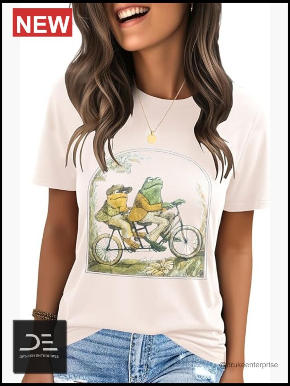 Vintage Graphic Tee Casual Short Sleeve T-Shirt Loose Fit Tri-Blend